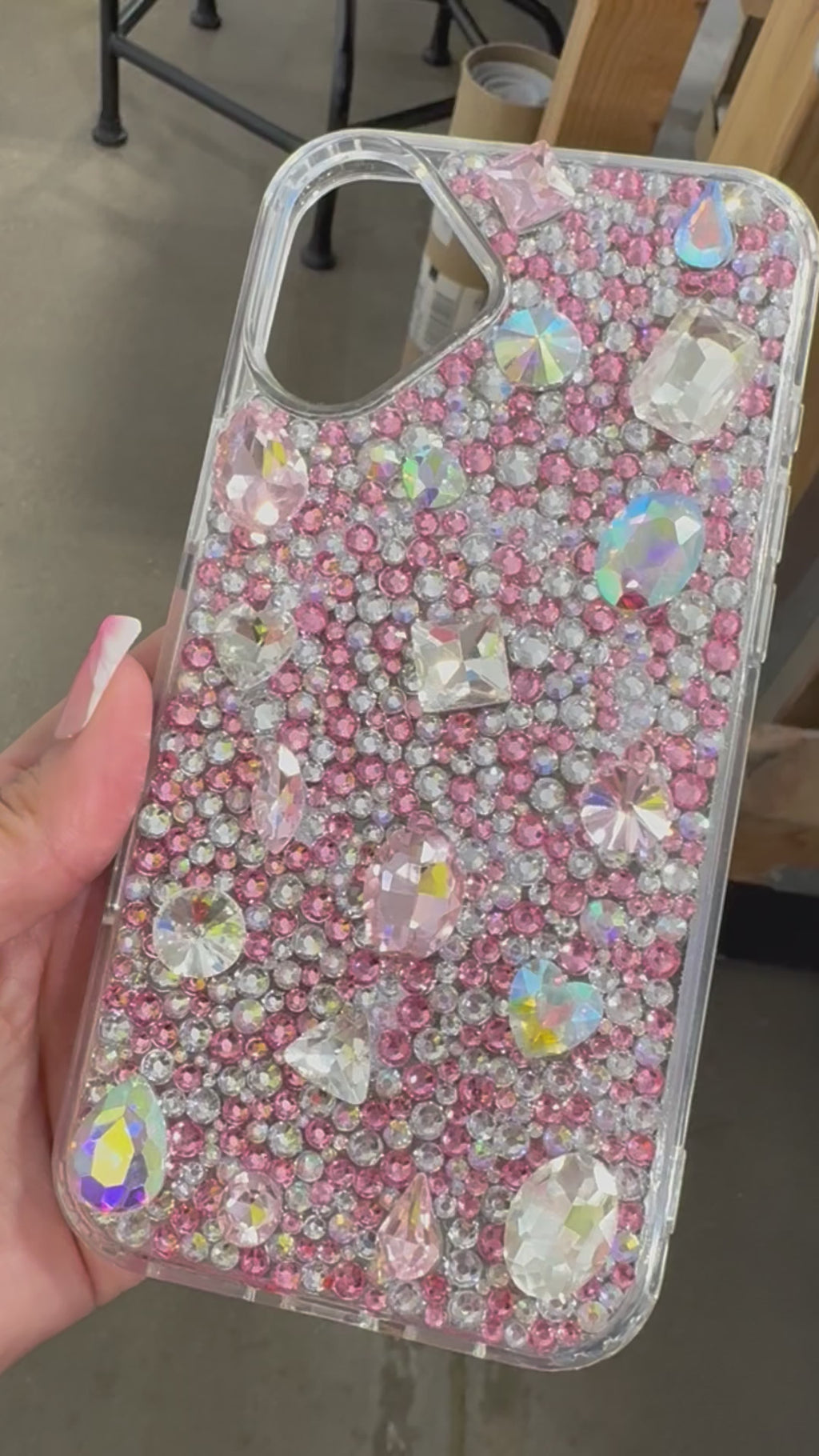 Blinged Phonecase (Picture is an example)